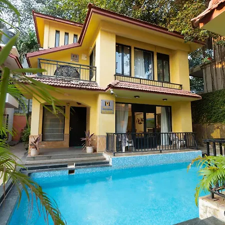 Villa M - Lagoon 4 Calangute 3Bhk Pool Facing, Breakfast Included